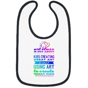 Discover Art class is about using art to create great kids Bibs