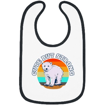 Discover Funny Bear Cute strong panda bear grizzly teddybear animal lover teddy Cute Bears Bibs