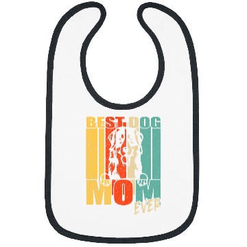Discover bests Dog Mom Ever Bernese Mountain Mama vintages Retro Bibs