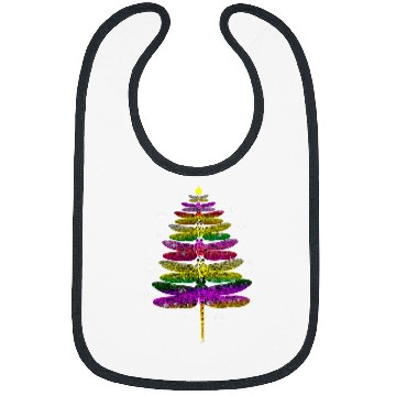 Discover Dragonfly Merry Christmas Tree Funny Insect Bibs