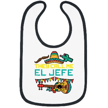 Discover Guitarist They Call Me El Jefe Guitar Cinco De Mayo Music Boys Men Guitar Bibs