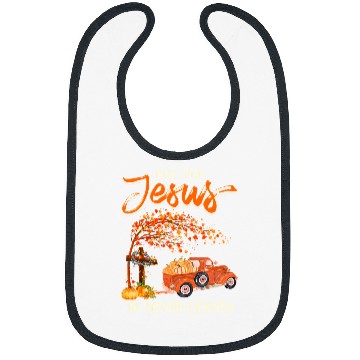 Discover Christian Jesus Christ Christian Fall for Jesus He Never Leaves Christian Jesus Lover 137 Bible Verse Christ Bibs