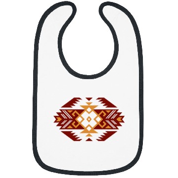 Discover Aztec Tribal Indian Pattern Bibs