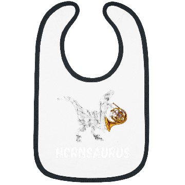 Discover Dinosaur French Horn Brass Instrument French Horn Player Bibs