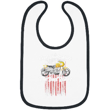 Discover Fathers Day Biker OldSchool Racing Motorcycle Bibs