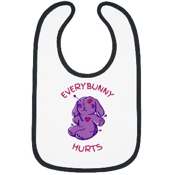 Discover Everybunny Hurts Funny Voodoo Easter Bunny Bibs