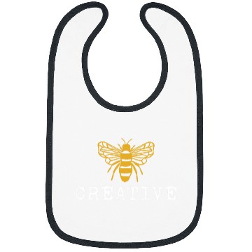 Discover Cute Bee Creative Art Teacher Bibs