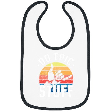 Discover Surf Life Do Epic Stuff Surfer Hang Loose Shaka Windsurfing Surf Bibs