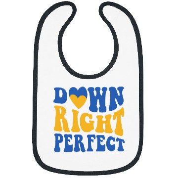 Discover Groovy World Down Syndromes Day Awareness Down Right Perfect Bibs