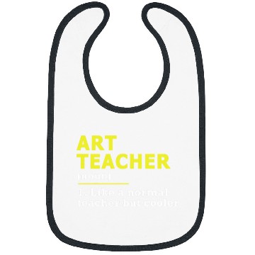 Discover Funny Art Teacher Bibs