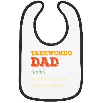 Discover Black Belt Martial Arts Taekwondo Dad Fathers Day Gift Bibs