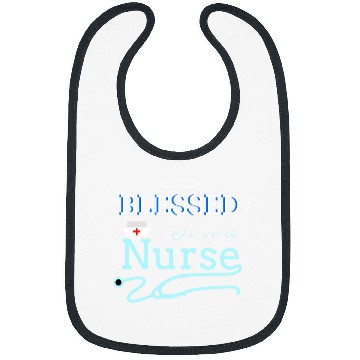 Discover Christian Womens Blessed to be a nurses Bible Jesus God Christian nurses Christ Bibs