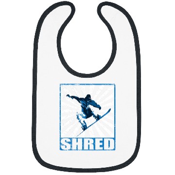 Discover Skiing Ski SHRED Snowboard Snowboarding Bibs