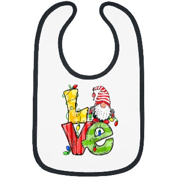 Discover Gnome Christmas Lights Funny Gnomes Love xmass Pajamas185 Bibs