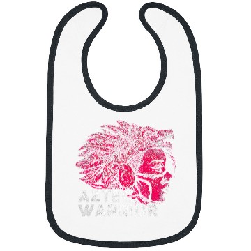 Discover Aztec Warrior King Mexican Native Art Mayans 9 Bibs