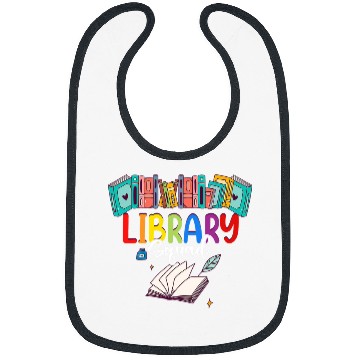 Discover Reading Book Library Squad Funny Librarian Bookworm Reading Book Lovers Reader Bibs