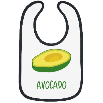 Discover Avocado Word with Fruit Bibs