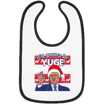 Discover Make Christmas Great Again Trump Ugly Christmas Xmas Bibs