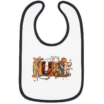 Discover Nursing nurses Autumn Fall Thanksgiving Pumpkin Fall Vibes 18 Bibs