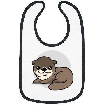 Discover Otters Chibi Kawaii Sea Animal Creature Japanese Kawaii213 Bibs