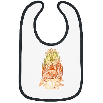 Discover Aztec Warrior King Mexican Native Art Mayans 16 Bibs