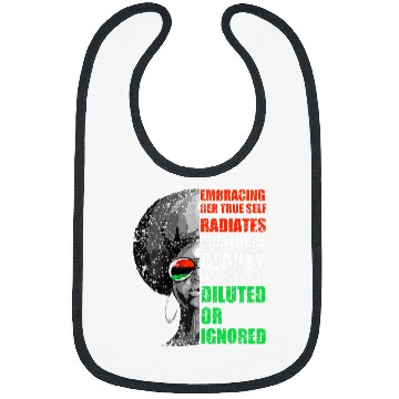 Discover Black Strong Women Empowerment Art Bibs