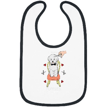 Discover Funny Dog Groomer Gift Art Bibs
