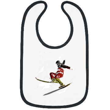Discover Skiing Ski skiing mountains snow with Germany flag Bibs