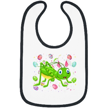 Discover Grasshopper Easter Egg Lover Funny Easter Sunday Bibs