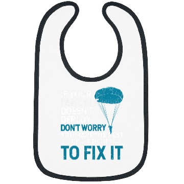 Discover Skydiving Gift Funny Parachute Skydiver Adventure Parachuting Skydiving Bibs