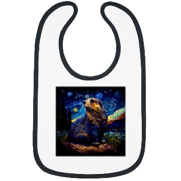 Discover Surrealism Starry Night Marmot Bibs