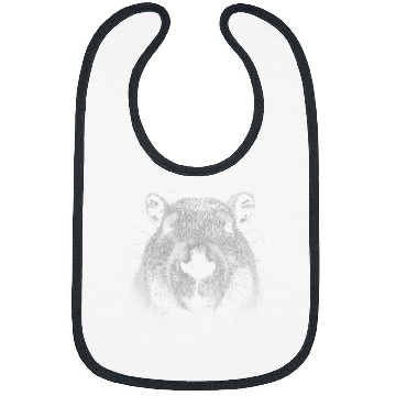 Discover capybaras Drawing Realistic Water Pig Animal Face Bibs