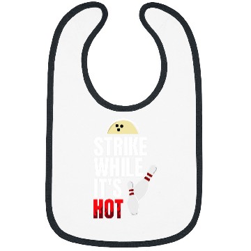 Discover Bowling Gift Illustration Joke Pun Bowling Bibs