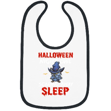 Discover Halloween Night Shift Worker Graveyard Duty Spooky Bibs
