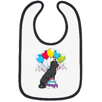 Discover Labrador Lab Dog Lover Black Labrador Birthday Party Pet Owner Black Lab Bibs
