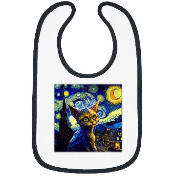 Discover Surrealism Starry Night Gremlin Bibs
