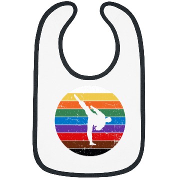 Discover Karate Bel Karate Silhouette Martial Arts Bibs