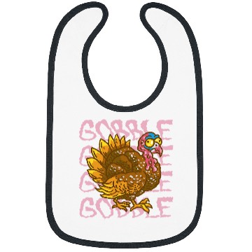 Discover Gobble Gobble Turkey Funny Turkey Thanksgiving Bibs