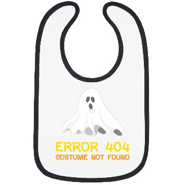 Discover Halloween Error 404 Costume Not Found Bibs