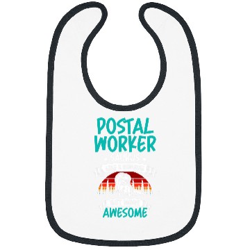 Discover Postal Worker Saurus Like Normal T Rexs Dinosaur Bibs