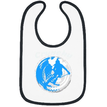 Discover Skiing Ski Crunchy Snowboarder Earth Loving Bibs