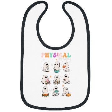Discover Cute ghosts Physical Therapy PT Physical Therapist Halloween 5 Bibs