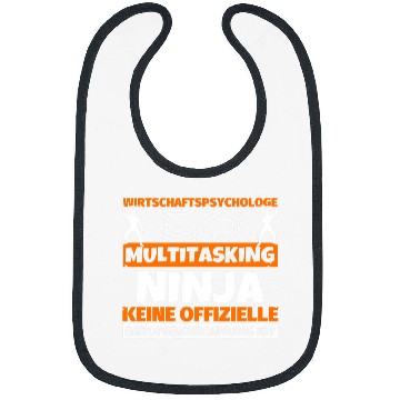 Discover Economy Psychologist Multitasking Ninja Funny Bibs