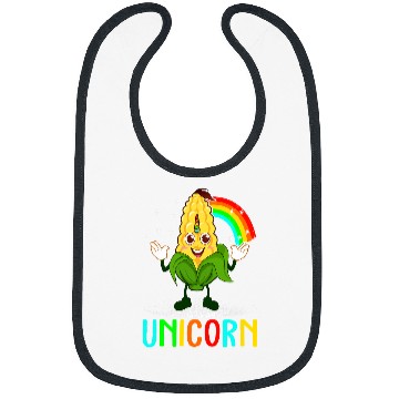 Discover Pun Corn Lover Cereal Kids Farming Bibs