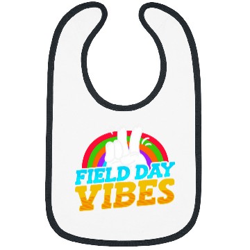 Discover Field Day Vibes Teacher Student Kids School Outdoor Events Bibs