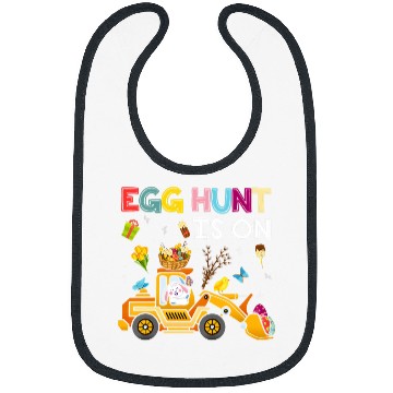 Discover Tractor driving Kids Egg Hunt Is On Bunny Tractor Cart Cute Easter Boys Girl Kids Bibs