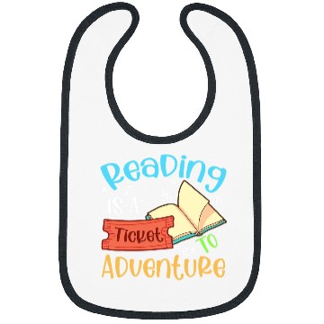 Discover Reading Book Adventure Funny Librarian Bookworm Book Lover Reader Bibs