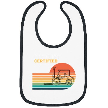 Discover Forklift Operator Retro Forklift Certified Bibs