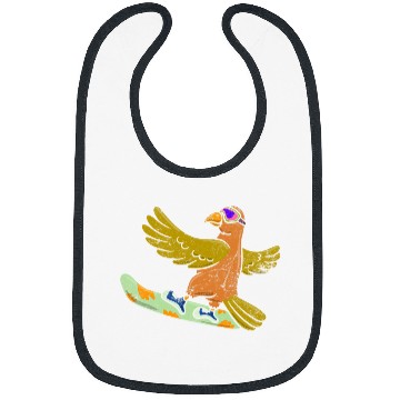 Discover Skiing Ski Bird Whisperer Snowboarding Snow Winter Sport Ice Snowboard Bibs