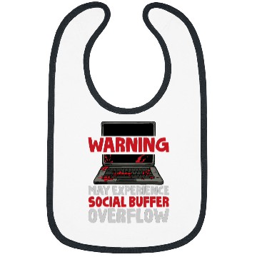 Discover Funny Coder Developer Programming Social Programmer Bibs